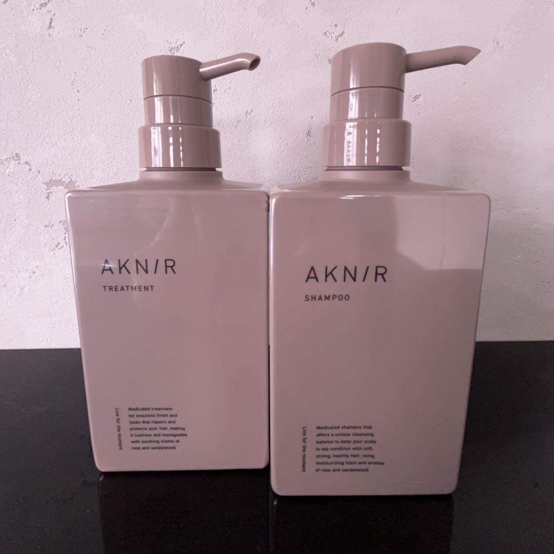 【新品】AKNIR アクニー シャンプー＆トリートメント ローズ×サンダルウッド