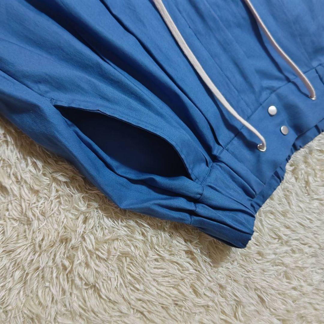 mact×JOURNAL STANDARD コラボ コットン麻チノパンツ ブルー