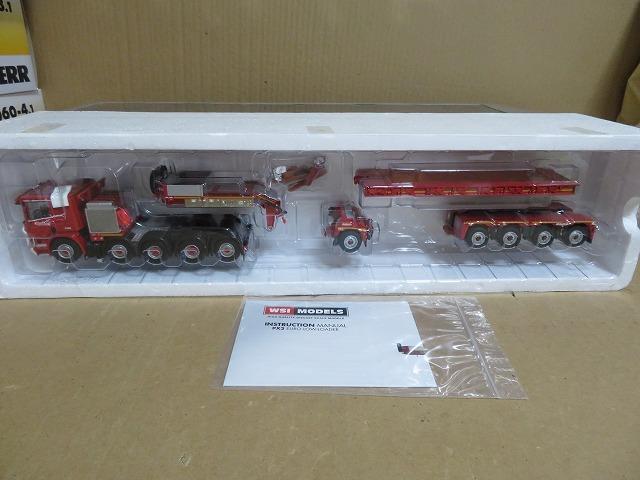 ミニカー WSI 1/50 Scania FLATROOF Nooteboom