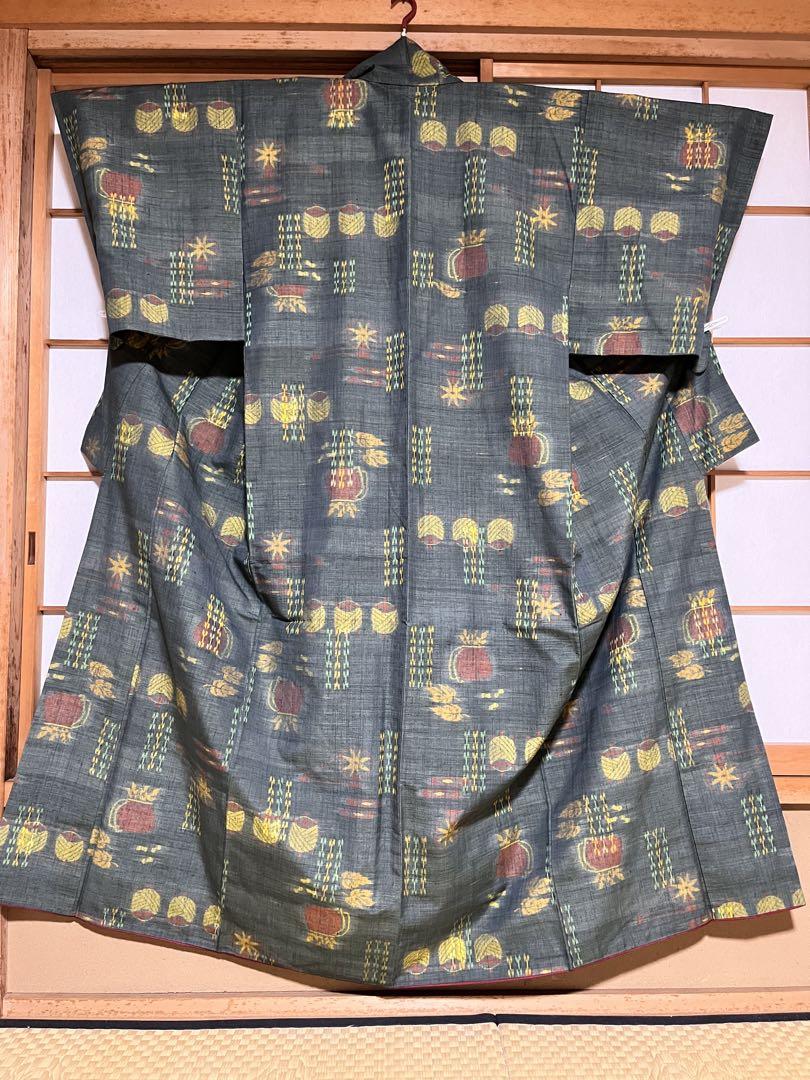 新品 着物 紬 街着・普段着 高級感ありで上品 - メルカリ