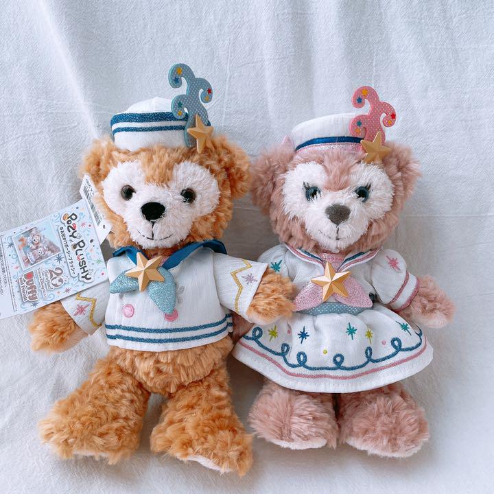 ディズニーシー 周年限定 ダッフィー シェリーメイ ポージープラッシー 安心の定価販売