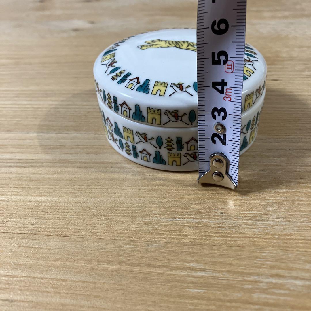 中川政七商店 Kutani seal ボンボ二エール 九谷焼 小物入れ 虎