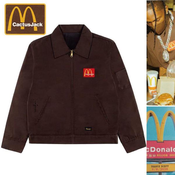 Travis Cactus Jack Mcdonalds 限定 ワークジャケット - メルカリ Travis Cactus Jack Mcdonalds 限定 ワークジャケット - メルカリ