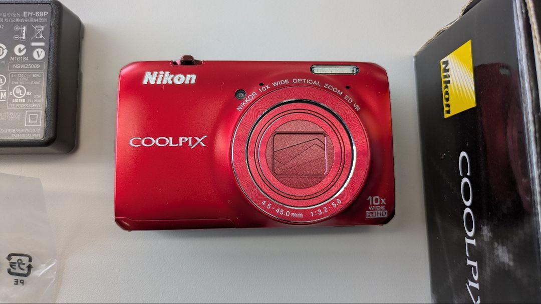 Nikon ニコン COOLPIX クールピクス S6300 レッド 赤