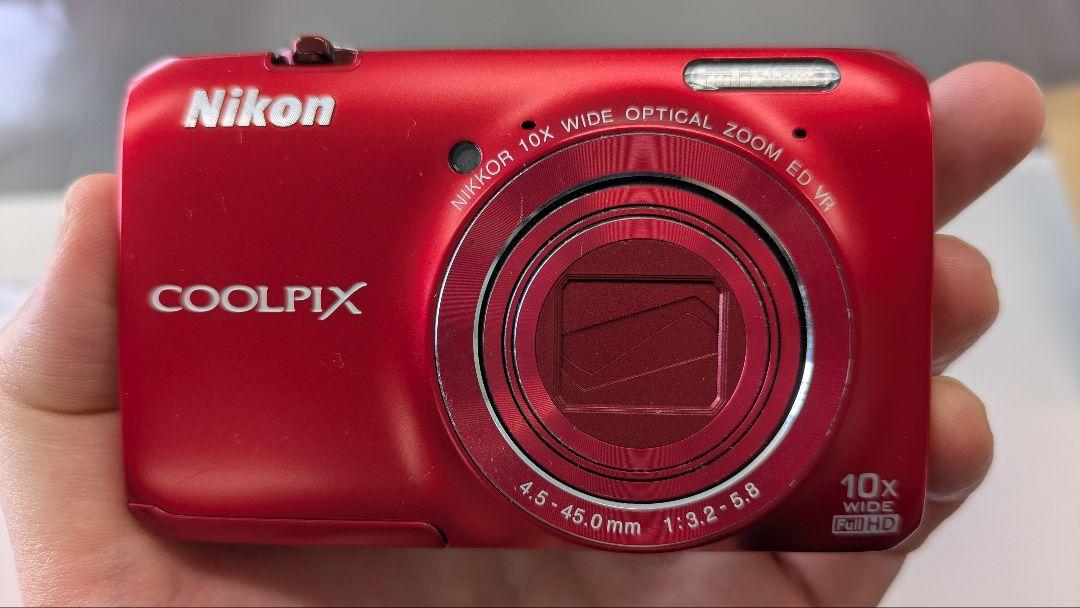 Nikon ニコン COOLPIX クールピクス S6300 レッド 赤