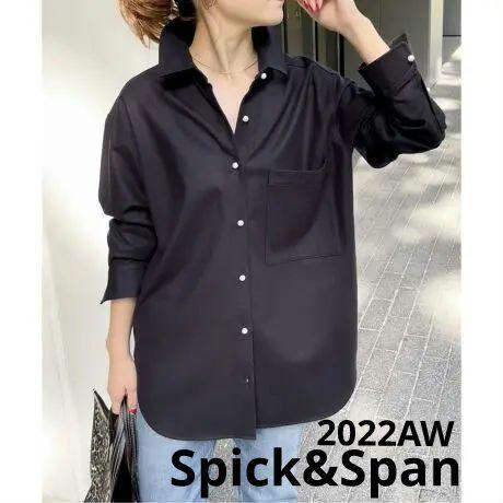 Spick\u0026Span★2022AW plain clothパールオーバーシャツ