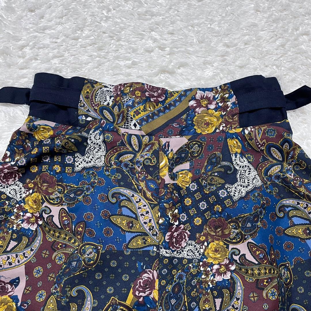 85%OFF!】Lois CRAYON パッチペイズリーツータックワイドパンツ 総柄