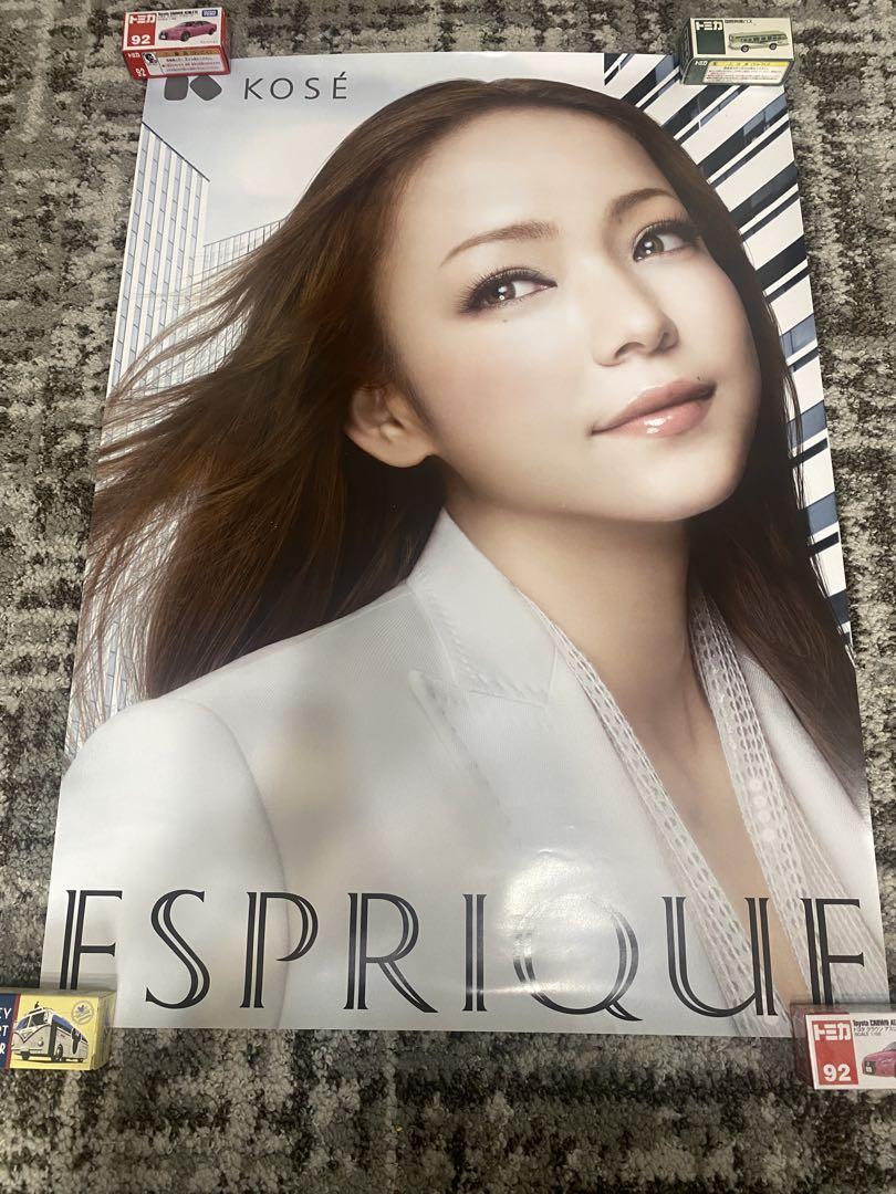 f 新品 非売品 安室奈美恵 販促 告知 ポスター B2 エスプリーク 安室奈美恵 KOSE ESPRIQUEオリジナル販促宣伝用非売品POP