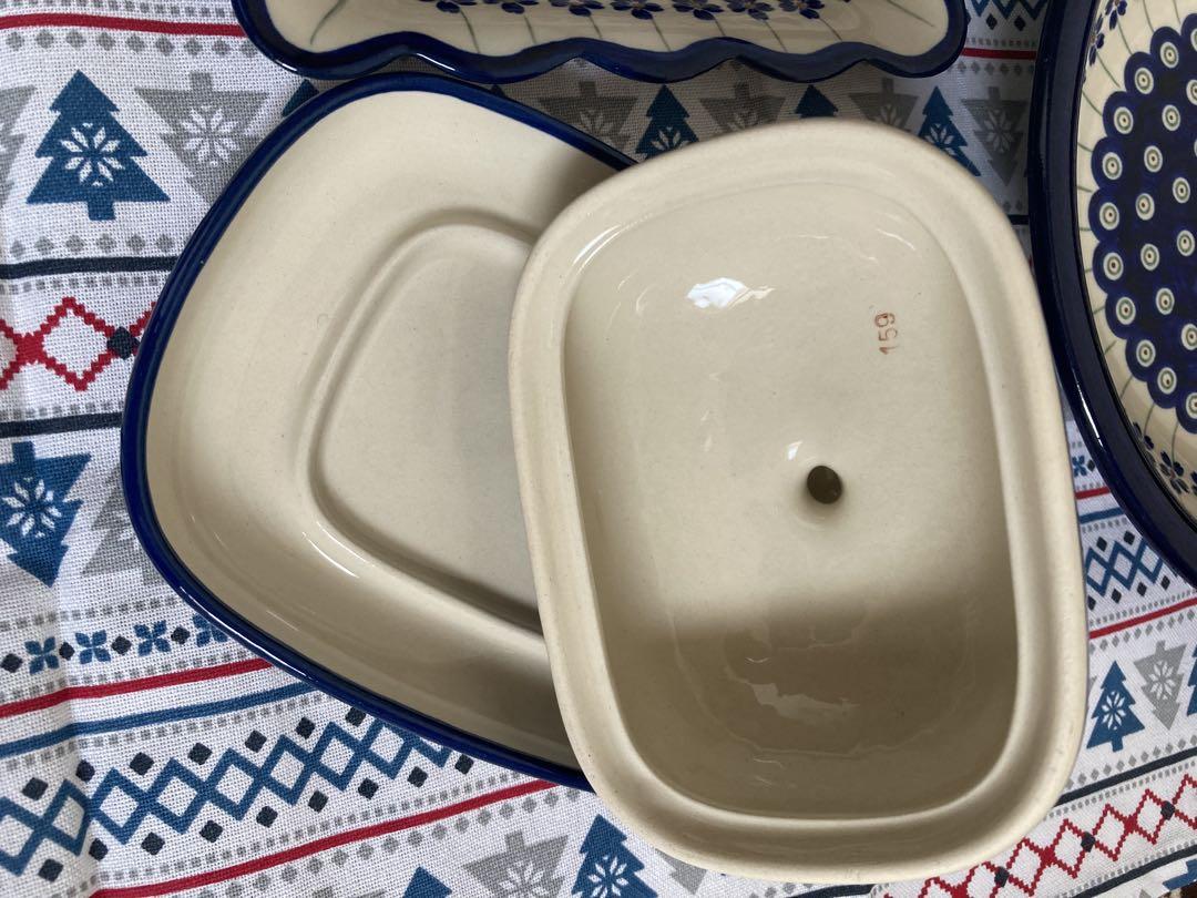 ポーランド製 ドット模様 食器セット