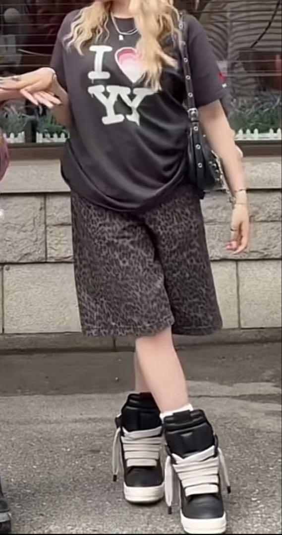 希少】Hollister レオパード柄 ジョーツ パンツ（Backers