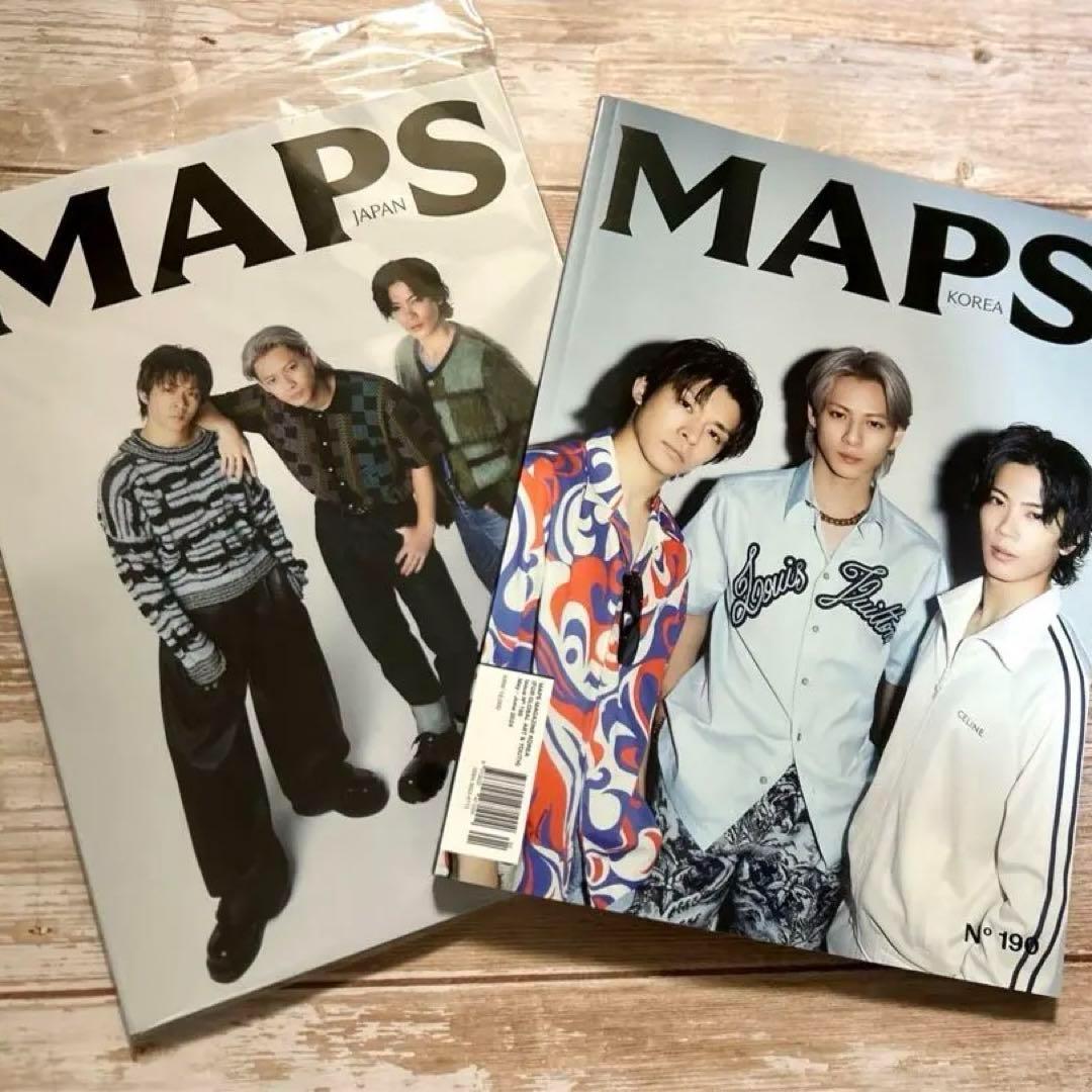 Number_i表紙 MAPS JAPAN / MAPS KOREA 2冊セット