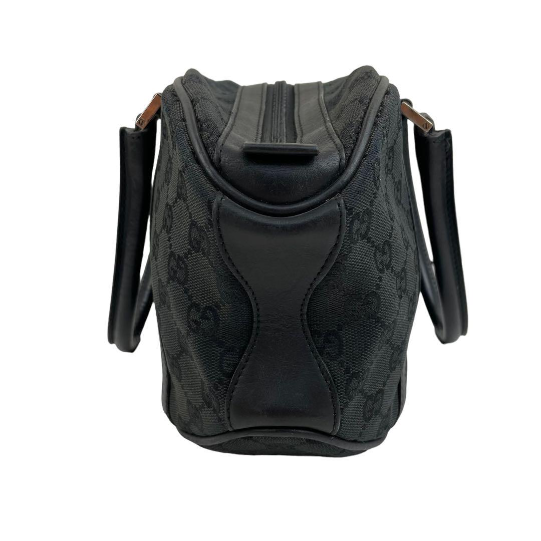 ✨美品 GUCCI グッチ ハンドバッグ GGキャンバス ブラック 黒 手提げ 画像4