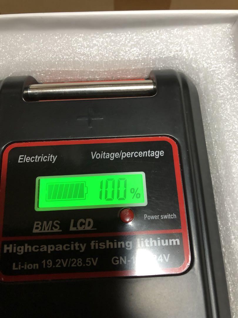 電動リール　スーパーリチウムバッテリー　値下げしました