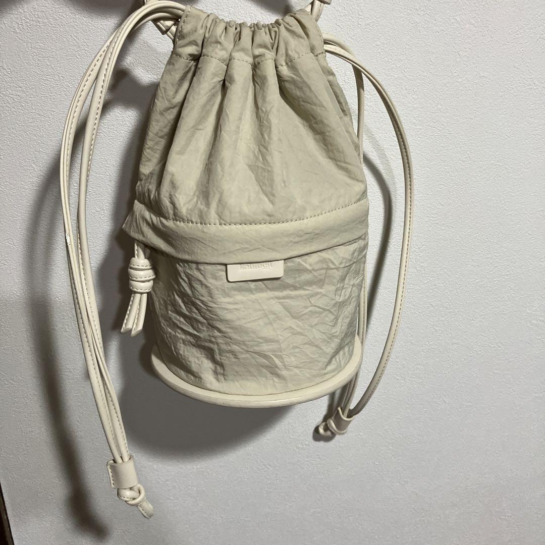 KABINETT/カビネ】 DRAWSTRING WRINKLE バッグ新 モデル