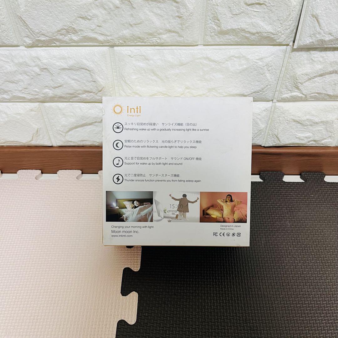 【新品】光目覚まし時計 inti Energy Light
