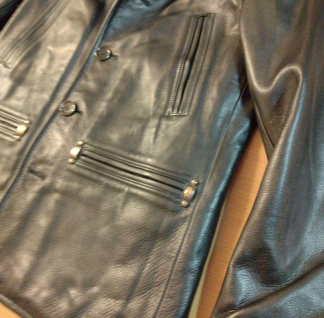 BY GLADHAND レザー ジャケット 黒
