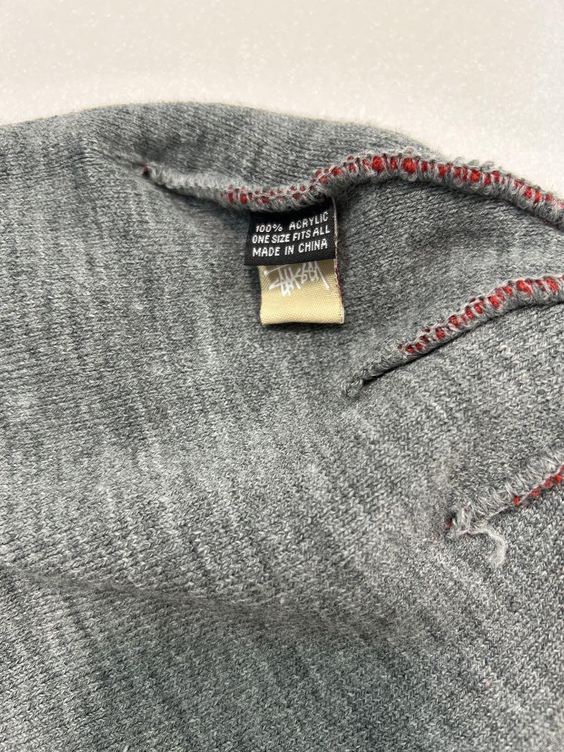 stussy ビーニー ニット帽 レッド
