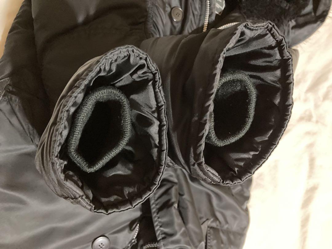 【中古美品】ALPHA INDUSTRIES N-3B 日本サイズM 黒