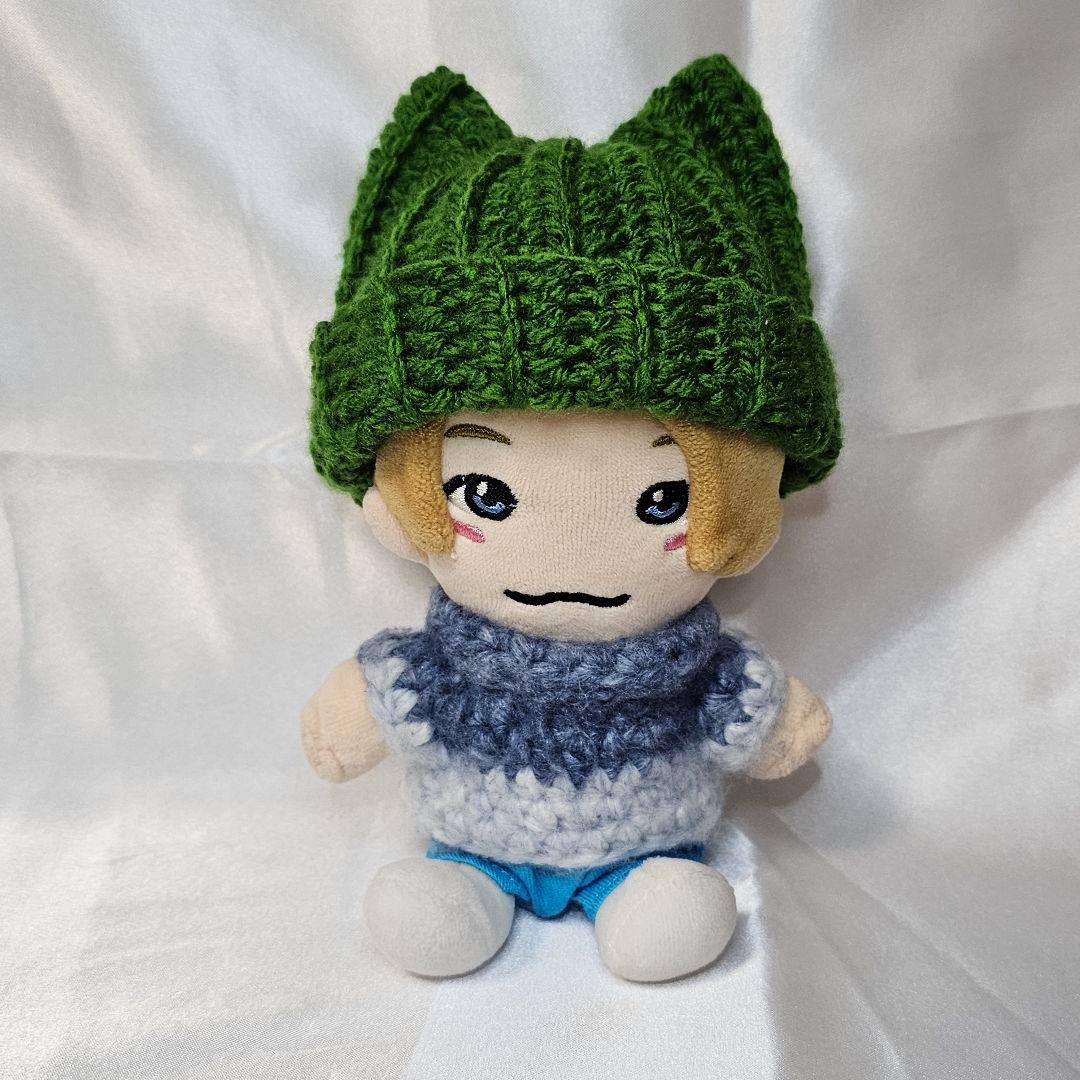 ぽんコ様 オーダーページ 17cm ネコ耳ニット帽子 ハンドメイド ちびぬい ぽんコ様 オーダーページ 17cm ネコ耳ニット帽子 ハンドメイド ちびぬい