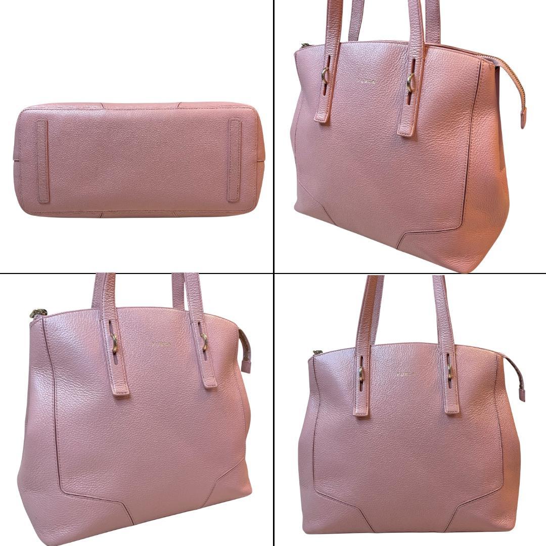 FURLA ピンク トートバッグ FURLA フルラ バッグ レディース トートバッグ アウトレット レザー