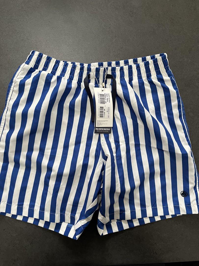新品 プチバトー 水着 スイムパンツ 男の子　154cm 12A ボーダー