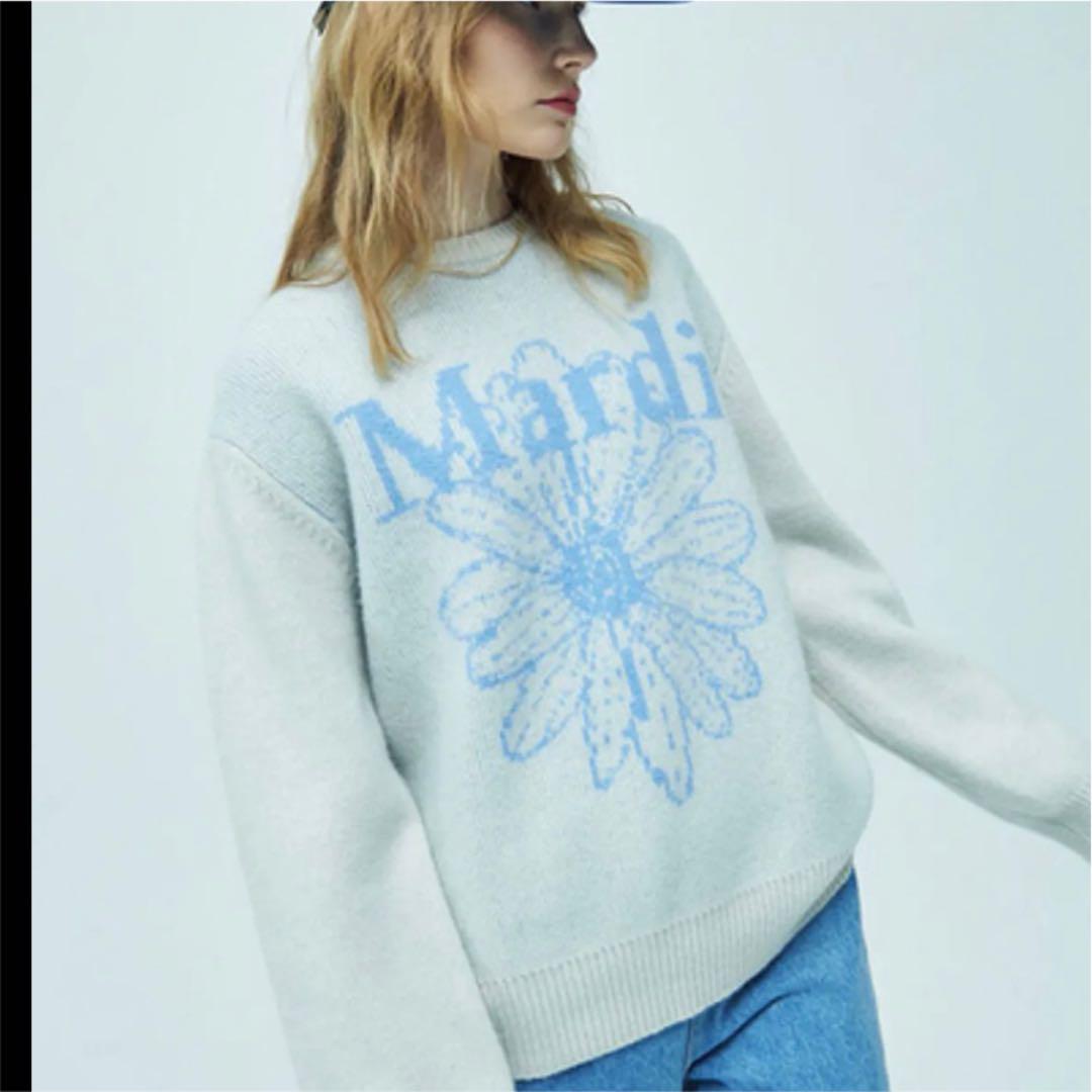 ブランド⇩ Mardi ニット ivorysky aJAdE-m33971272398 mecredi ㄨットの