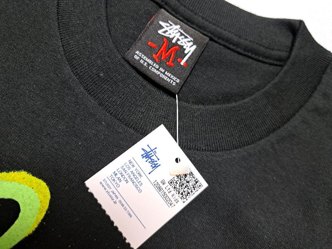 【M・新品】 Stüssy キッズ PHOT ／Tシャツ 黒・正規品