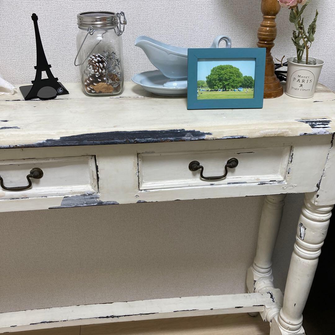 アンティーク カウンターテーブル傷や汚れあり