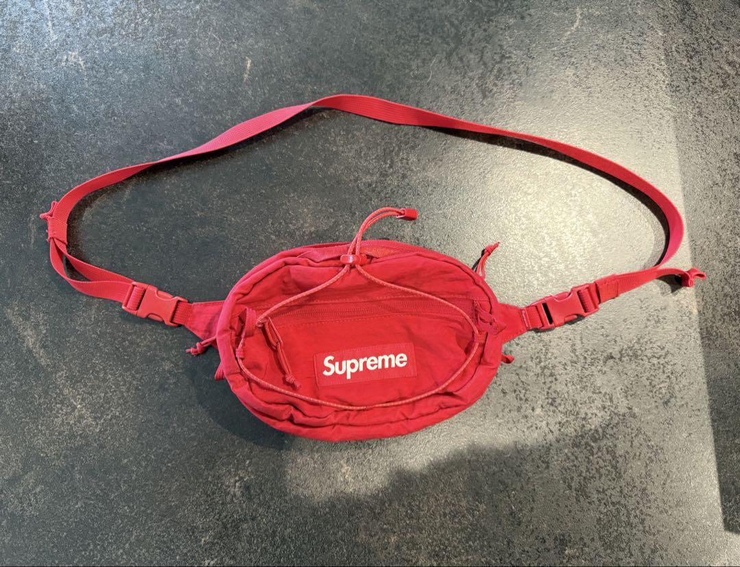 Supreme waist bag レッド 2020aw