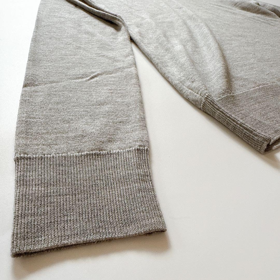 ジョンスメドレー メリノウールエクストラファイン Vネックニット 英国製 S