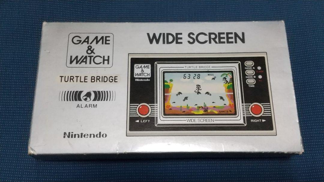 任天堂ゲームウォッチ タートルブリッジ 箱説明書あり 難あり