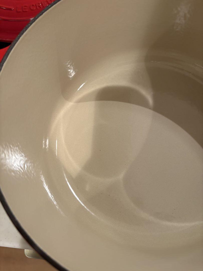 LE CREUSET /レッド 両手鍋 24cm