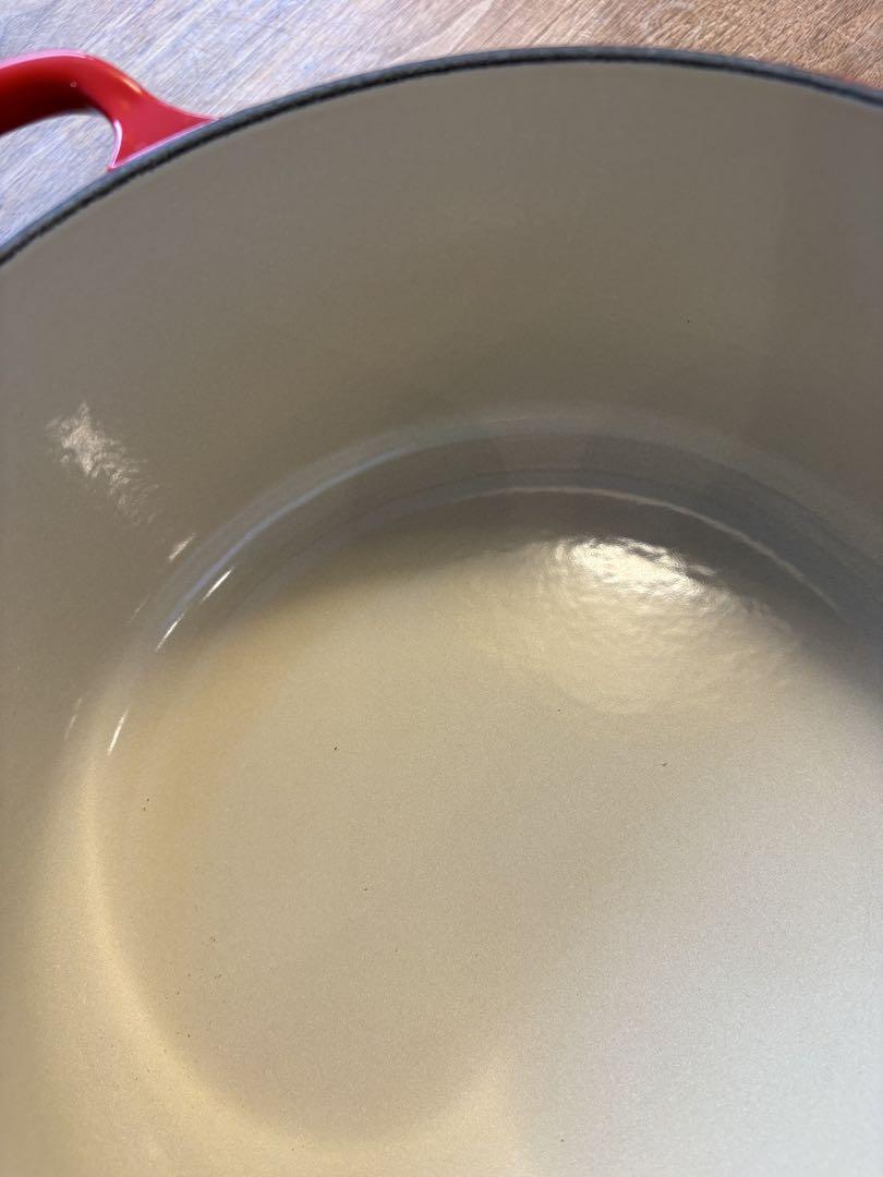 LE CREUSET /レッド 両手鍋 24cm