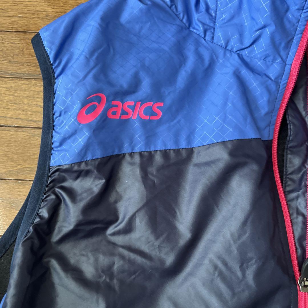 【asics】アシックス  A77 パーカーベスト