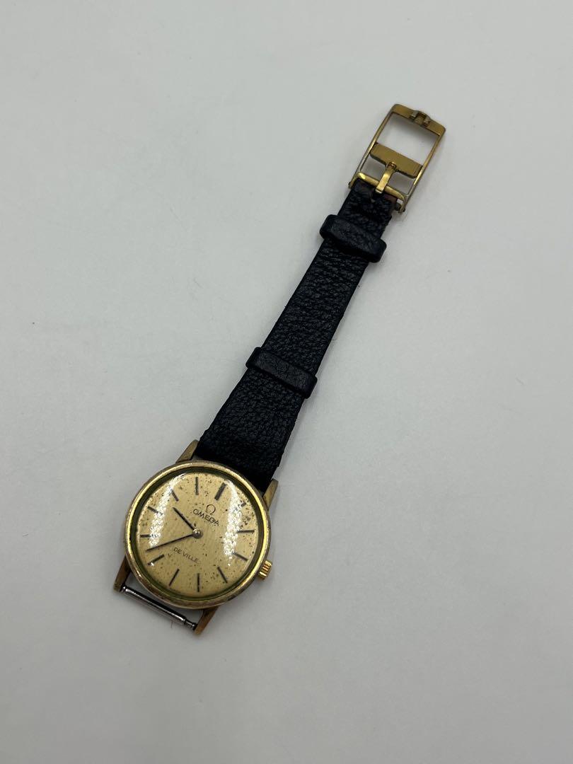 オメガ デビル ラウンド ゴールド 手巻き レディース 腕時計 OMEGA