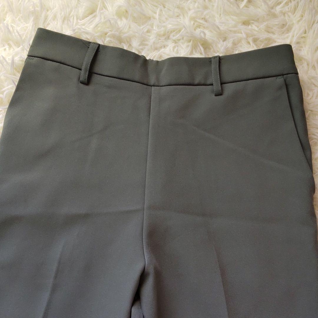 ✨未使用に近い✨センタープレスカラーフレアスラックスパンツ/プリーツパンツ 緑 - メルカリ ✨未使用に近い✨センタープレスカラーフレアスラックスパンツ/プリーツパンツ 緑 - メルカリ