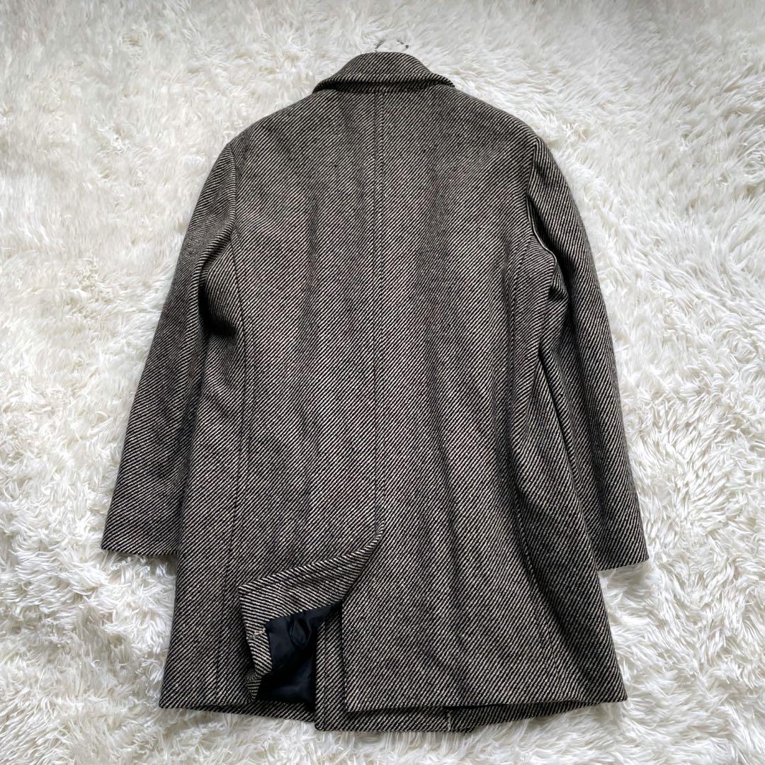D'URBAN ダーバン　グレーダブルミドル丈ウールコートLL（XL）