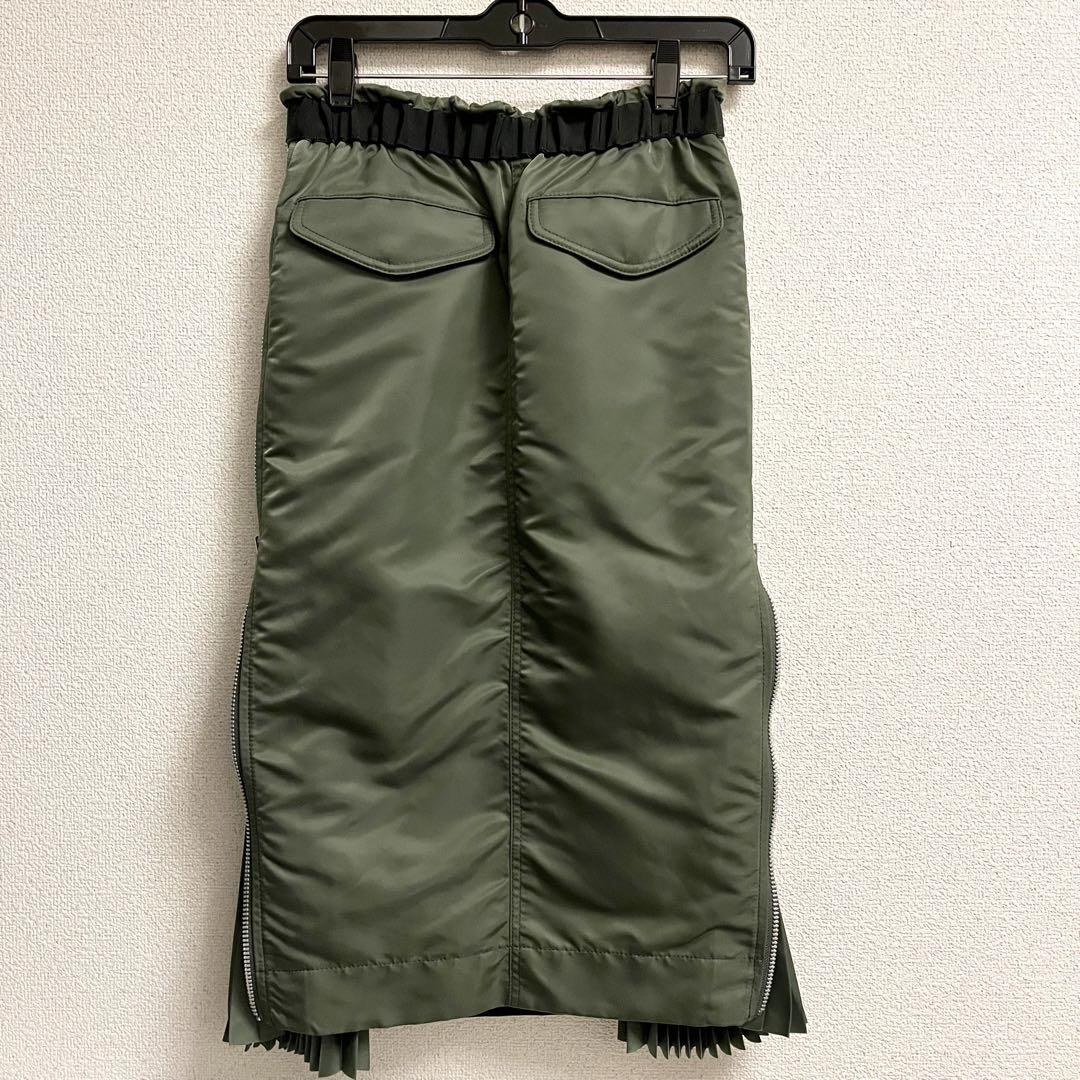 sacaiサカイ 定番ナイロンツイルスカート