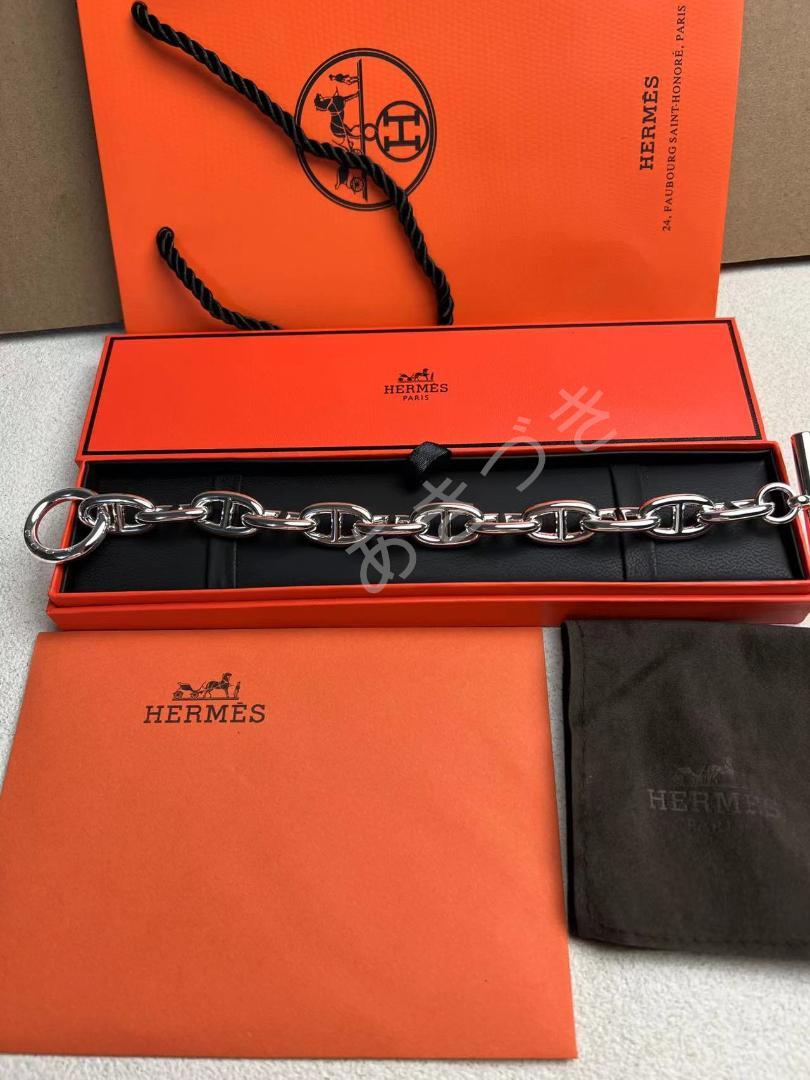 エルメスHERMES シェーヌダンクル ブレスレットTGM 12コマ