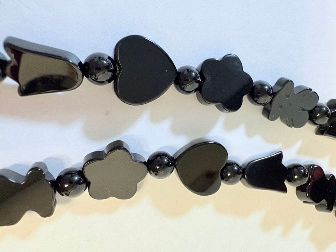 TOUS トウス ブラック オニキス ロング ネックレス クマ ハート ハナ TOUS トウス ブラック オニキス ロング ネックレス クマ ハート ハナ