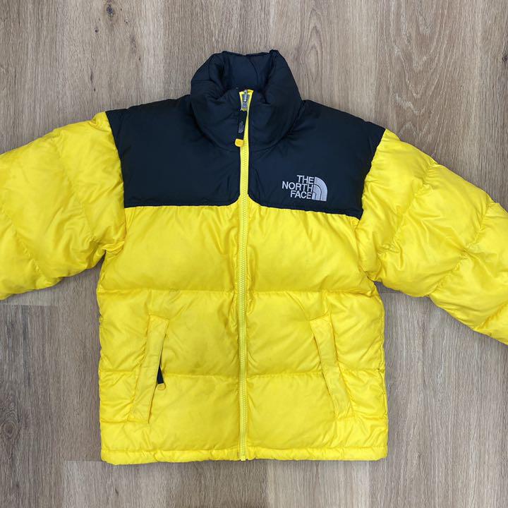 在庫お得 希少 ノースフェイス ヌプシ ダウンジャケットイエロー×ブラック メンズXS xkF8G-m33991339914 特価超特価