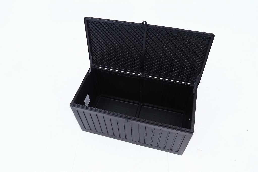 国産超歓迎 収納BOXベンチ 幅109cm 270L S3dlc-m33992932204 BKブラック 大得価高品質