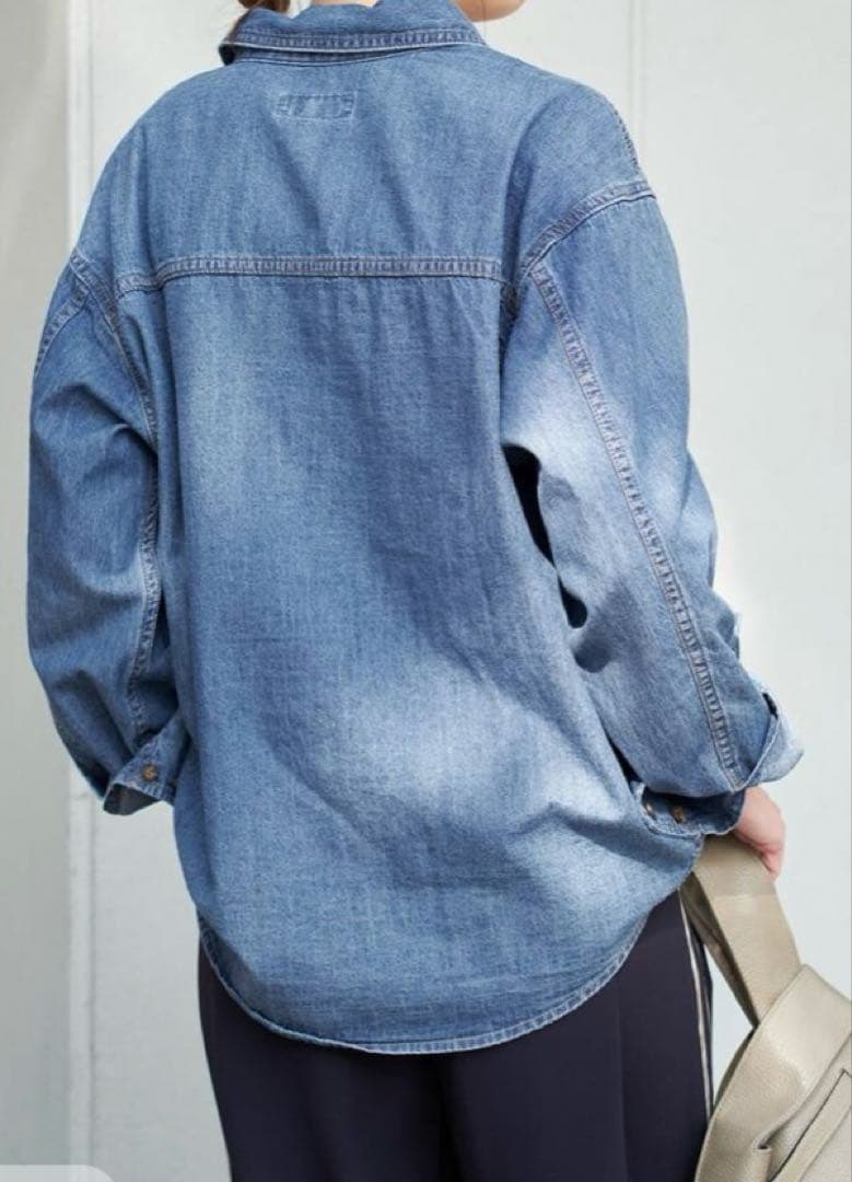 限定値下げ スピック＆スパン ライトオンスデニムシャツ