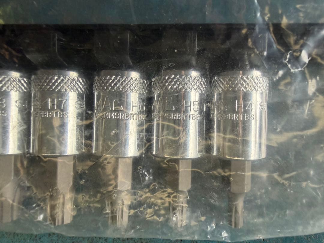 メトリックヘックスソケットセット XH MMSRBRTBS MAC TOOLS メトリックヘックスソケットセット XH MMSRBRTBS MAC TOOLS