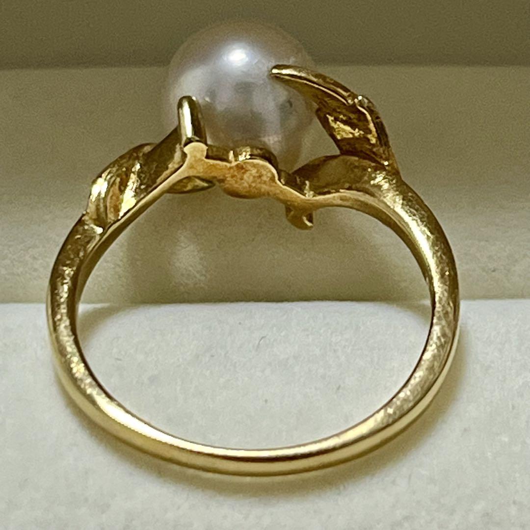 ミキモトMIKIMOTO K18パールリング
