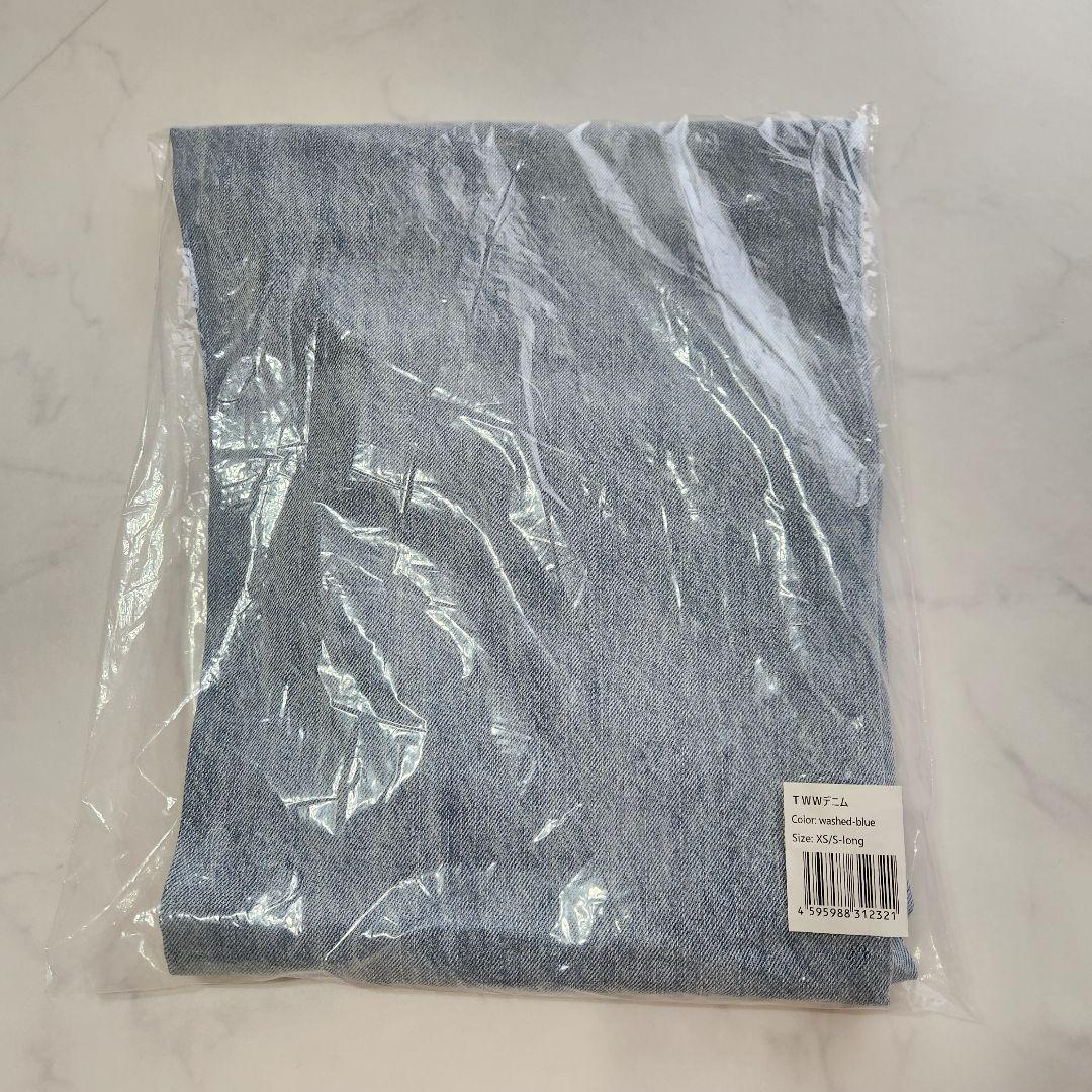 TWWデニム】washed-blue XS/S_long