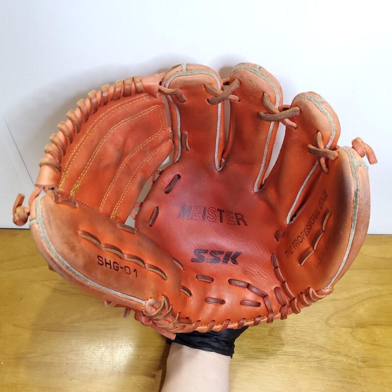 SSK エスエスケイ 日本製 メイスター 旧ラベル 内野用 硬式グローブ