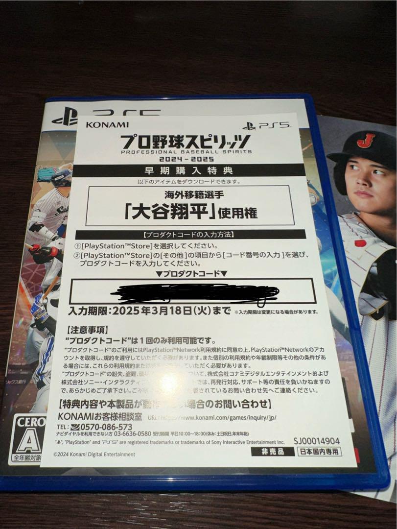 プロ野球スピリッツ2024-2025 PS5