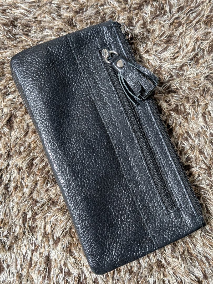 傳濱野　HAMANO 本革長財布 大容量シュリンク折り財布 カードポケット付き