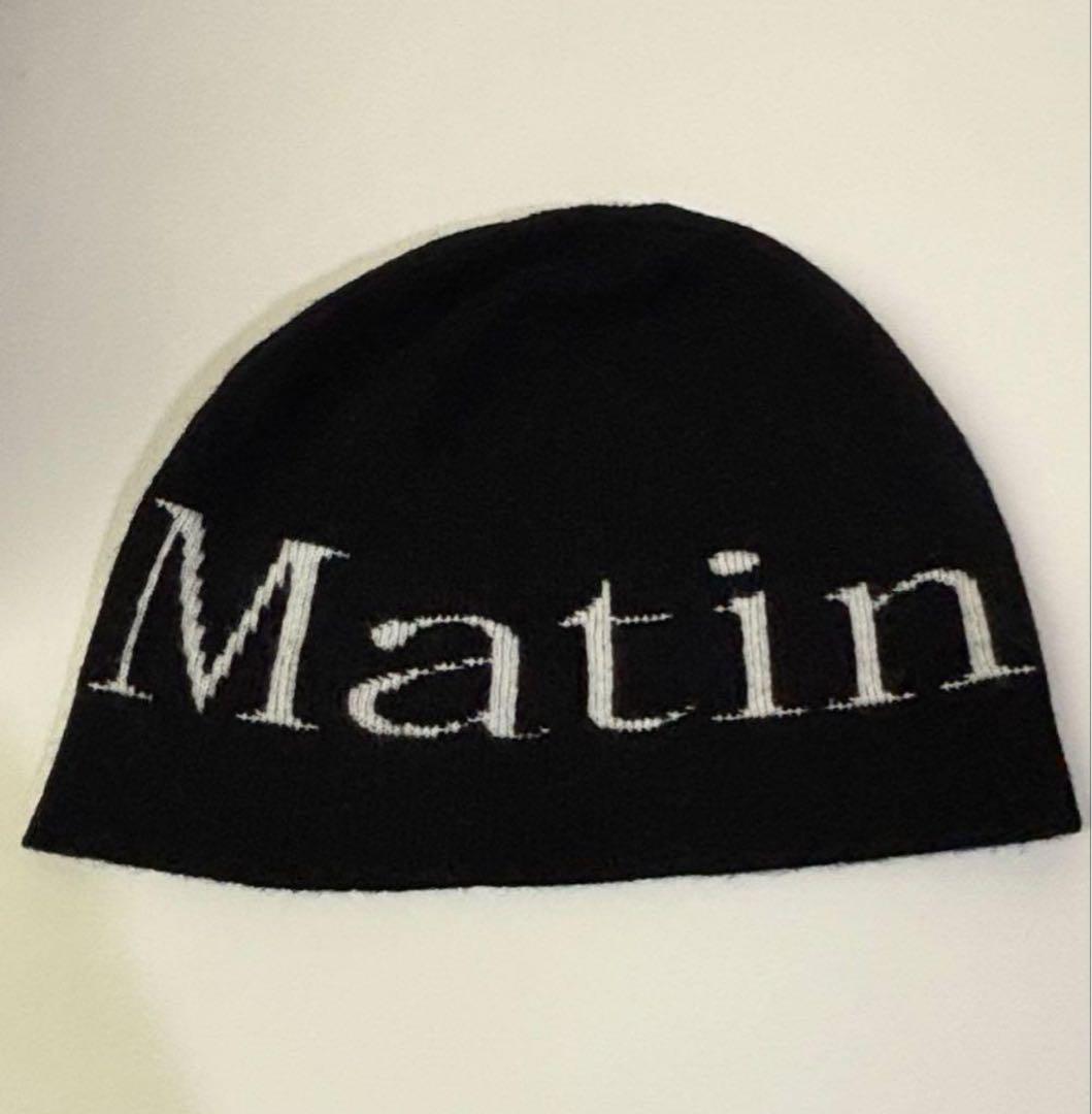 【正規品】Matin Kim ビーニー 帽子 黒